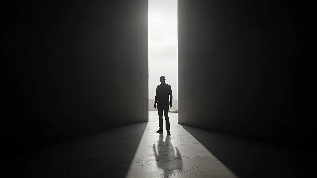 A business consultant analyzing data with a client